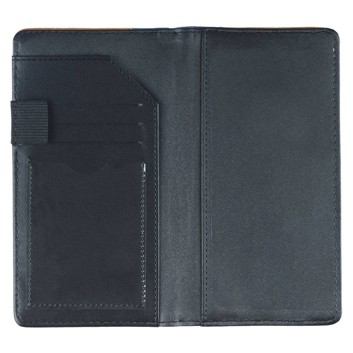 Christian Art Gifts - Wholesale Wallet - Men's - Checkbook Wallet Two-tone Strong & Courageous Josh. 1:93