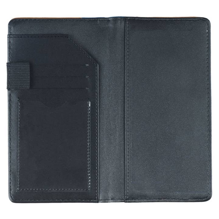 Christian Art Gifts - Wholesale Wallet - Men's - Checkbook Wallet Two-tone Strong & Courageous Josh. 1:93
