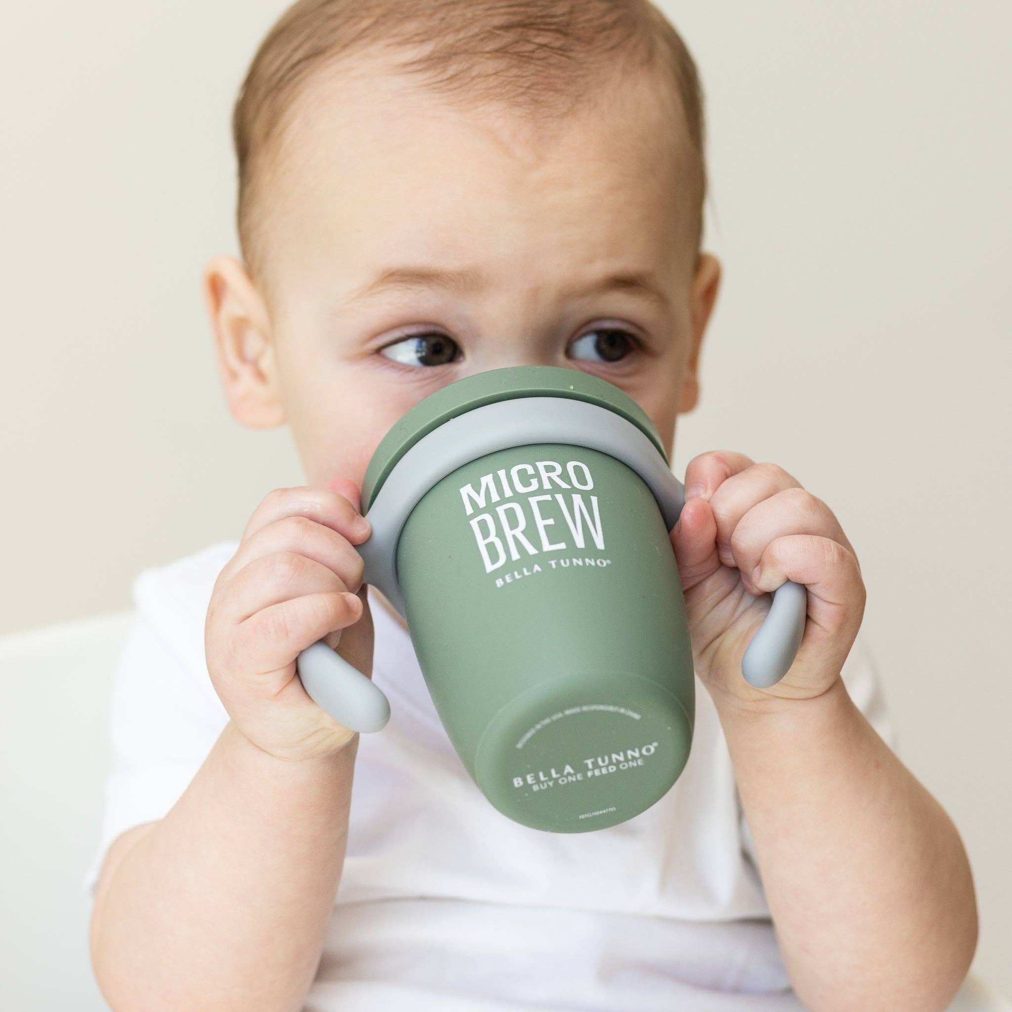 Green Micro Brew Happy Sippy for wholesale on Faire2