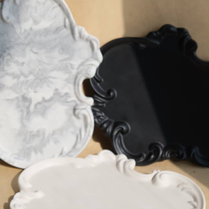 ECLAT DE L'AUBE - Wholesale Decorative Tray - Decorative tray in Jesmonite - Vintage II3