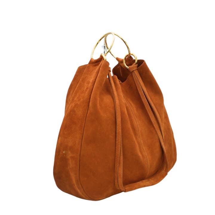 Claudia Firenze - Wholesale Shoulder Bag - Women's - Lia - Chamois Leather