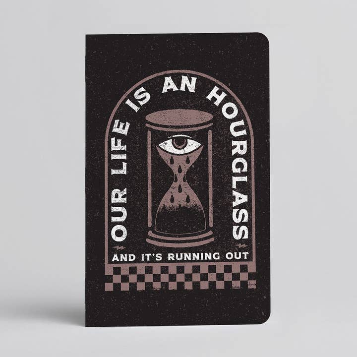 Life is an Hourglass Notebook/Journal for wholesale by Justin Ryan Books