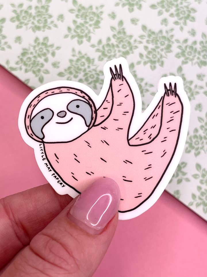 Adesivo in vinile Pink B per la vendita all'ingrosso da parte di Little May Papery