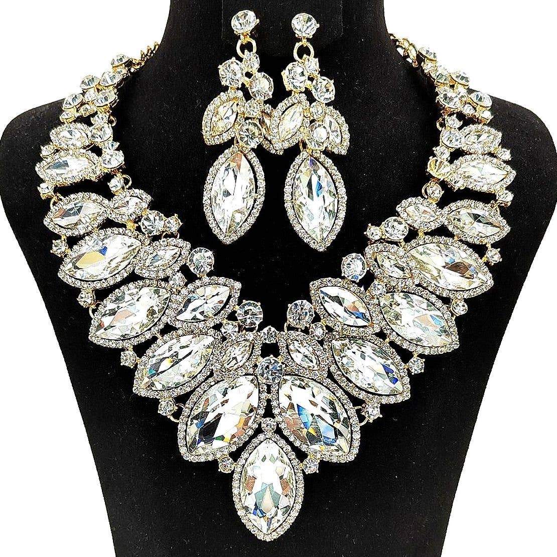 Diacly - Wholesale Jewelry Set - Cloud Oblong Shape Big Chunky Set2