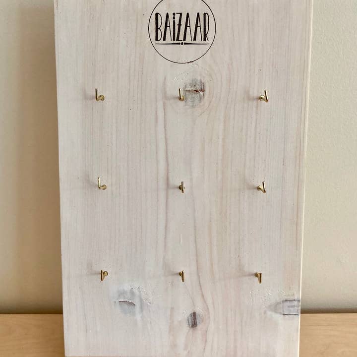 Espositore per orecchini di marca, su un solo lato per 9 stili per la vendita all'ingrosso da parte di Baizaar