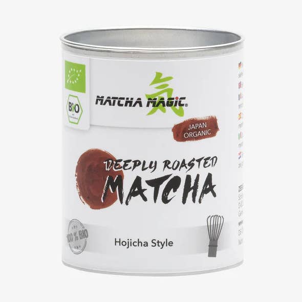 Tief gerösteter Matcha, Hojicha-Stil, 30g for wholesale by Biomatea