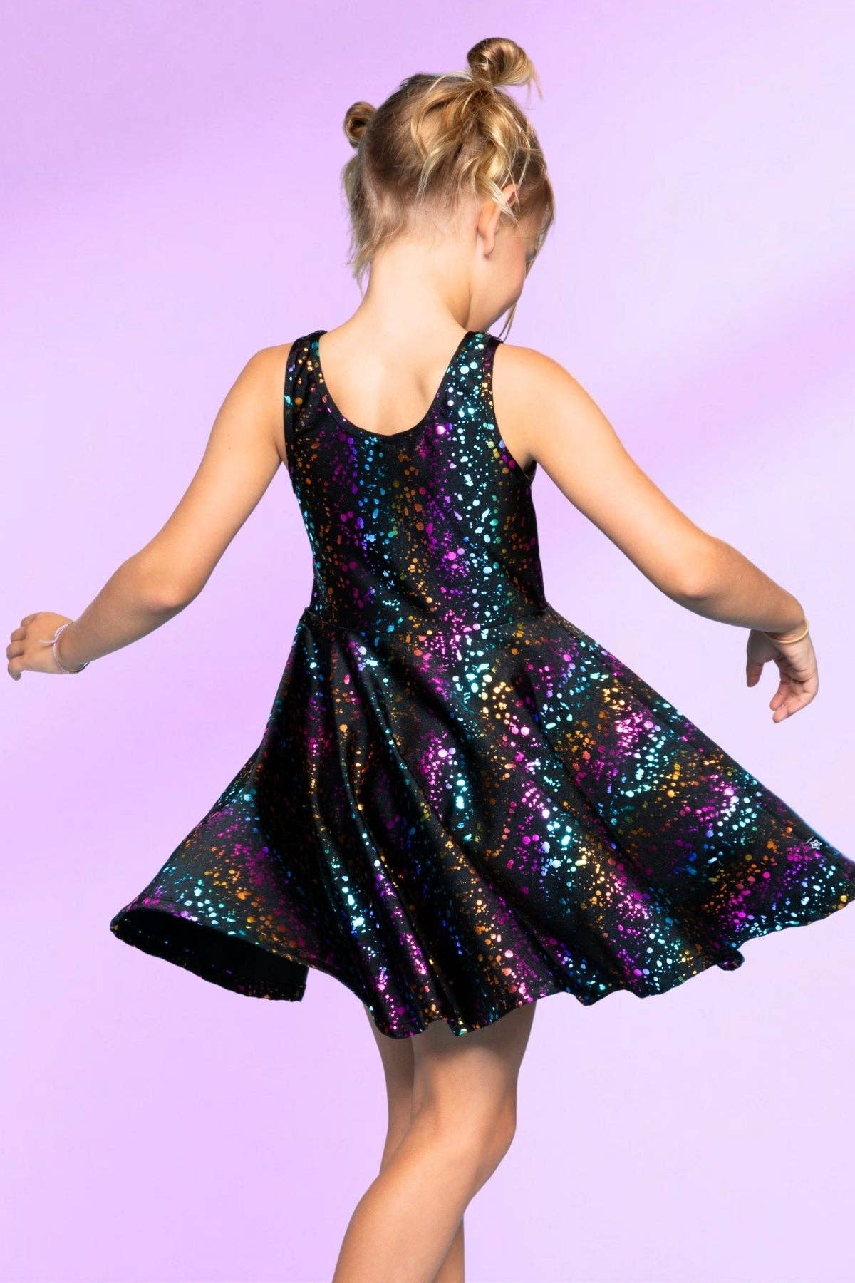 PixieLane - Wholesale Dress - Kids - Glitter Tank Super Twirl Dress54