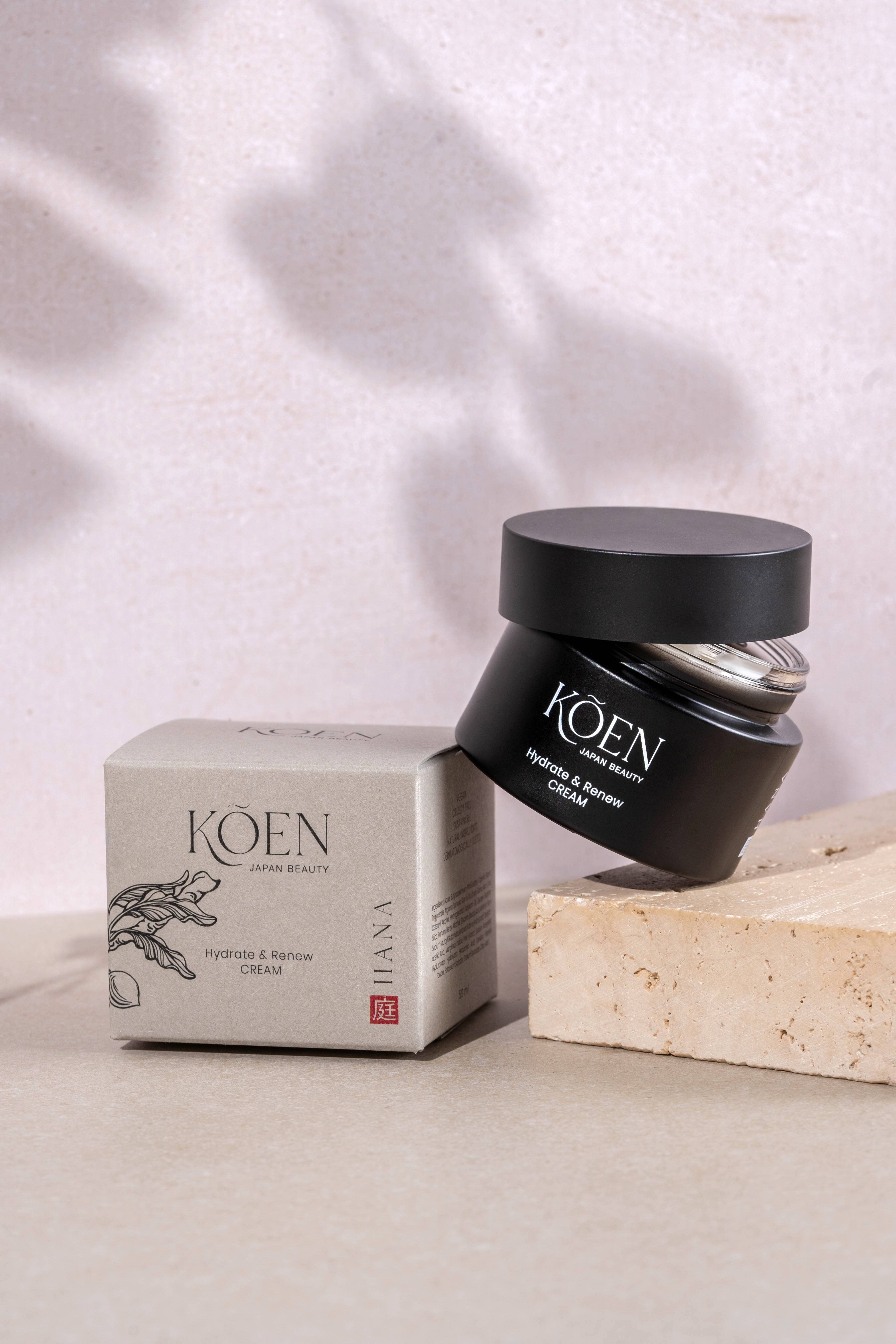 Koen Japan Beauty (Tertech Lab, SLU) - Wholesale Facial Moisturizer - HANA HYDRATE & RENEW CREAM Moisturizing dry skin cream 50ml3