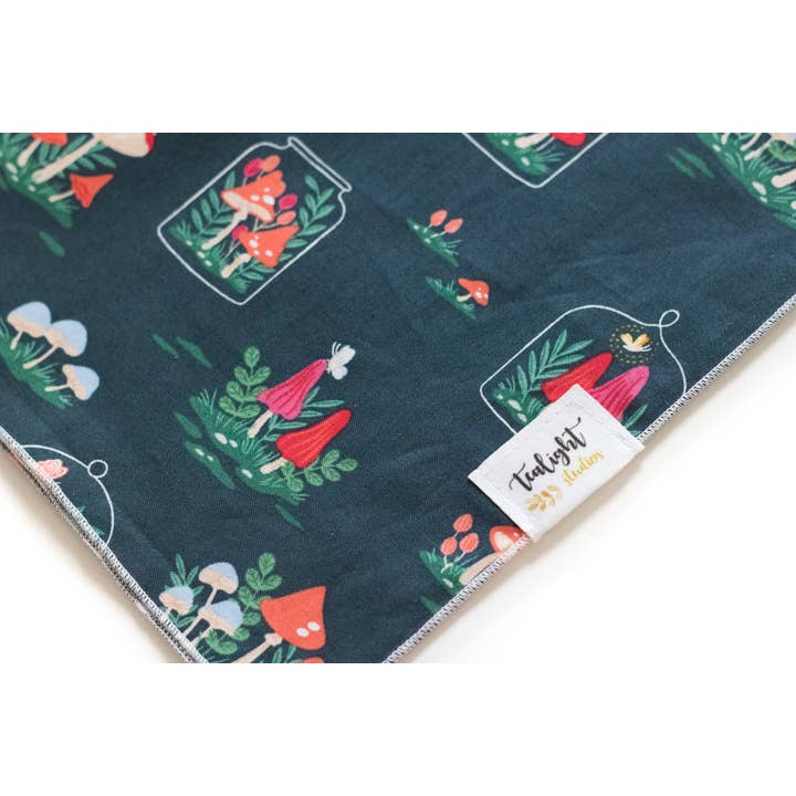 Terrarium Mushrooms Bandana for wholesale by Tealight Studios