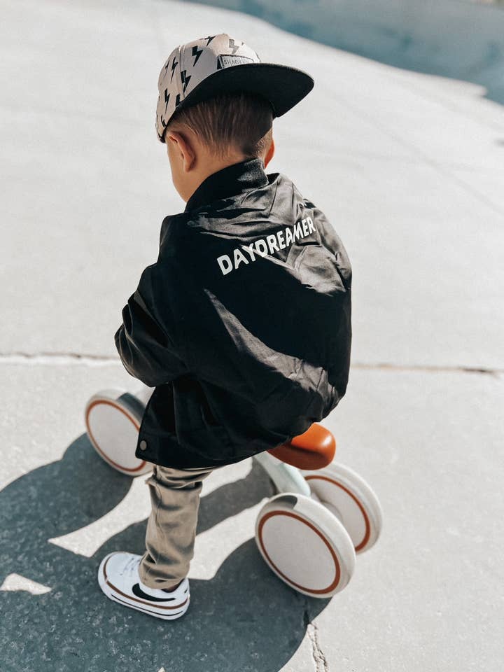 Little Trouble - Wholesale Bomber Jacket - Kids - Daydreamer Puff Bomber Black1