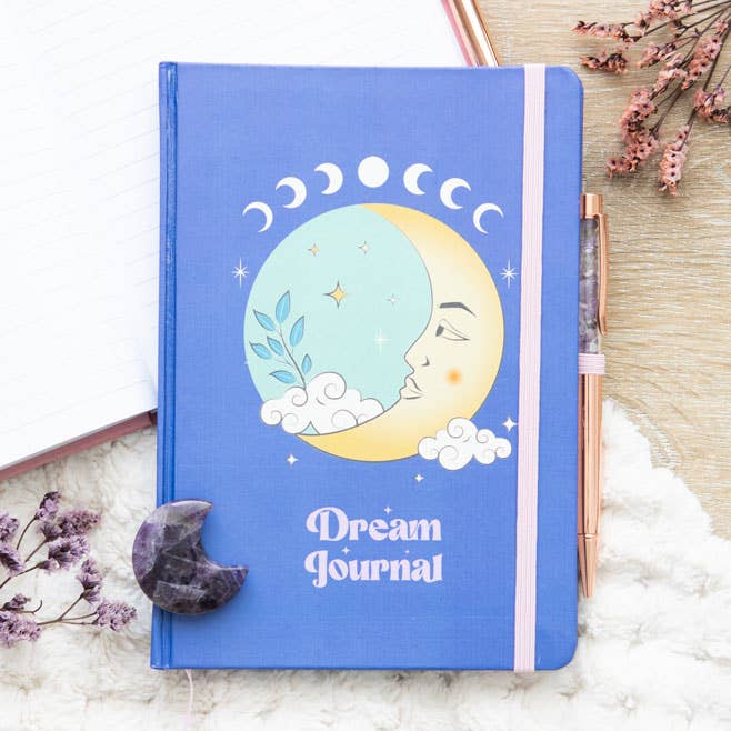 Something Different Wholesale - Wholesale Journal/Diary - The Moon Dream Journal with Amethyst Pen