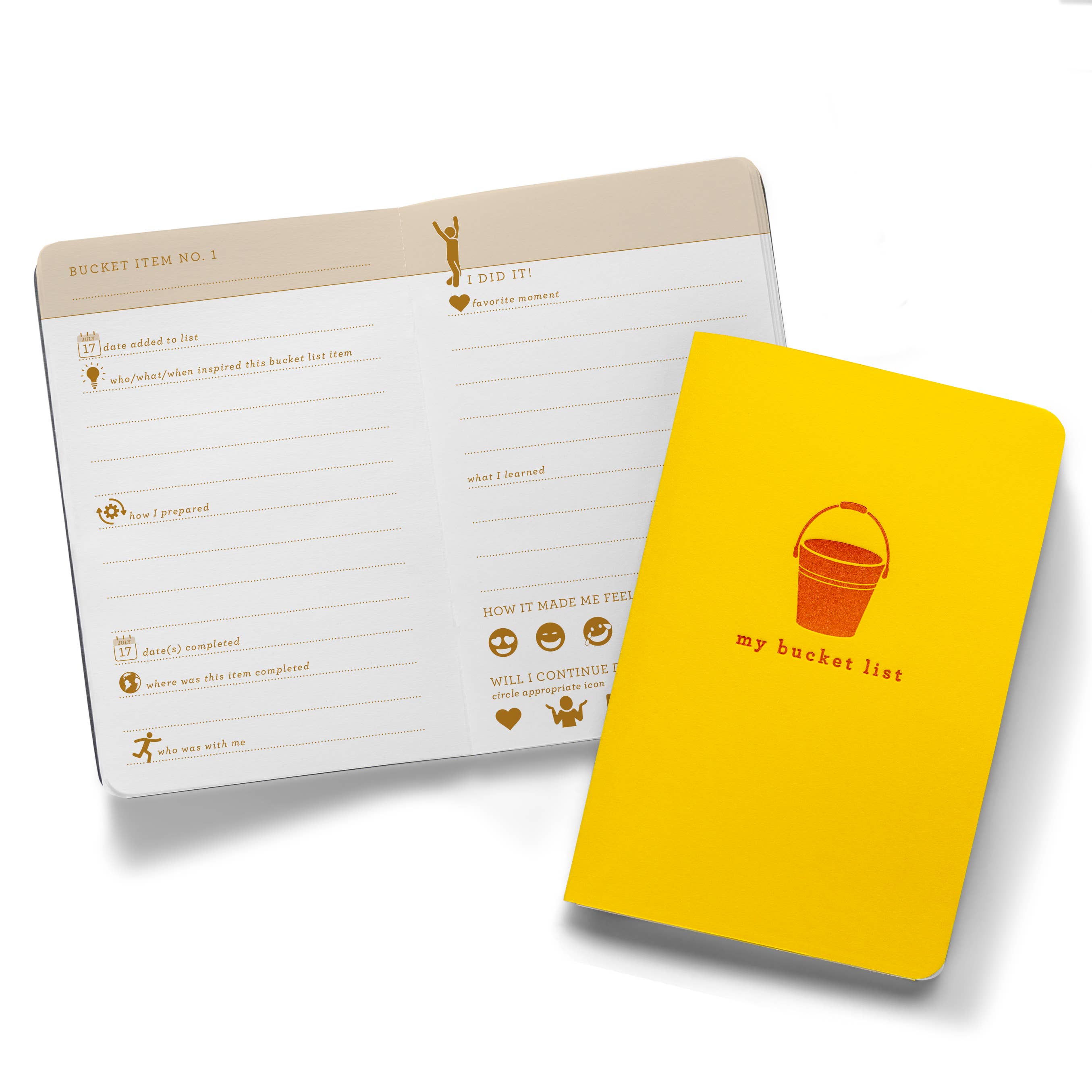 Color Box Design & Letterpress - Wholesale Journal/Diary - Bucket List Journal0