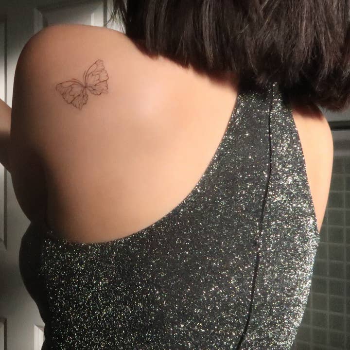 DESIRED FX - Venta al por mayor Tatuajes temporales - RELLENAR EL TATUAJE DE MARIPOSA1