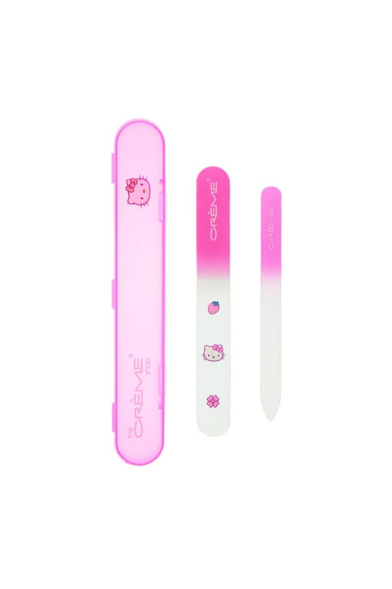 PINEAPPLE Beauty - Wholesale Nail File - TCS HKCF8679 Hello Kitty Premium Glass Nail File Set - 61