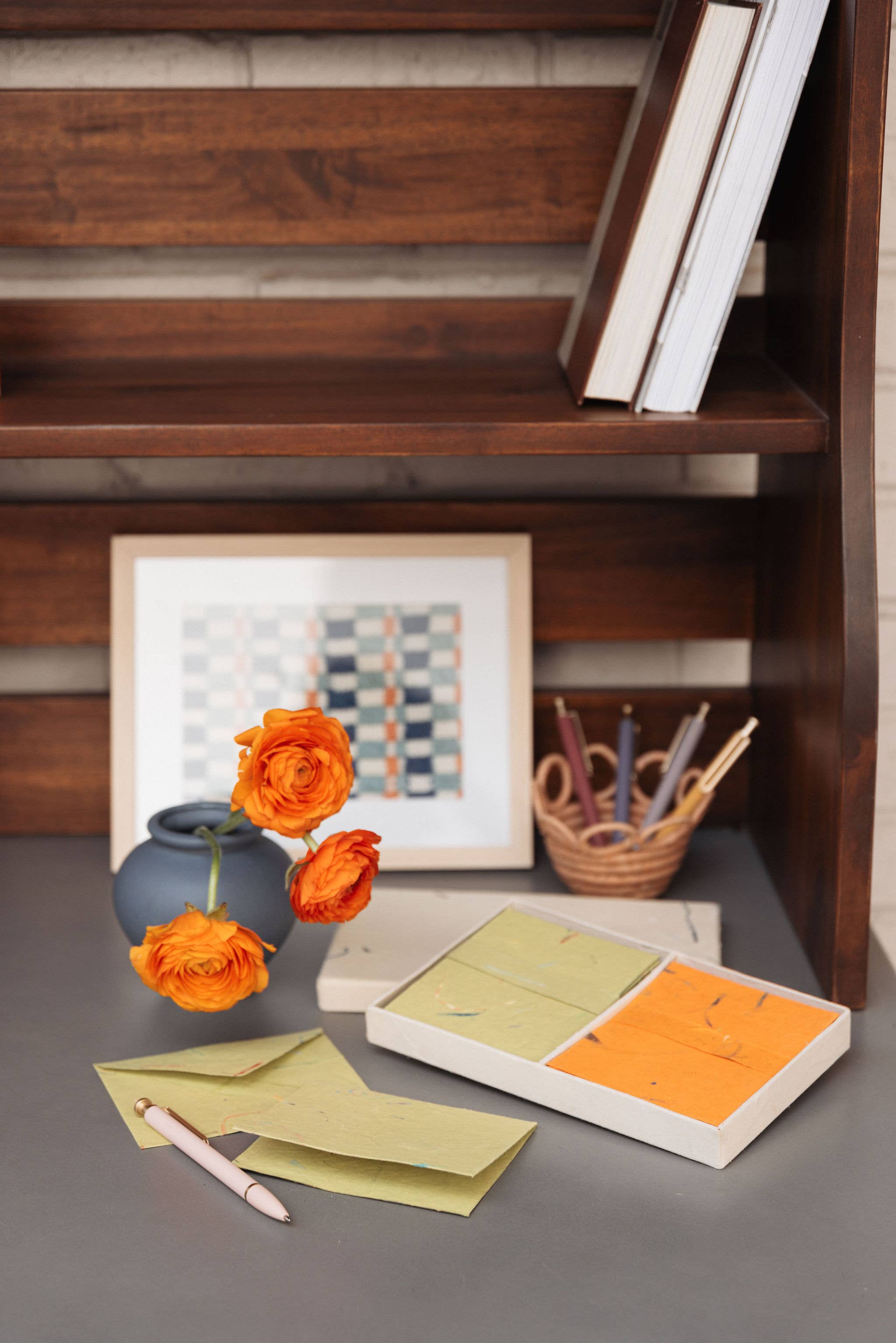 Sustainable Threads - Wholesale Stationery/Notecard Set - Notecards | Recycled Cotton | Different Strokes (set of 16)4