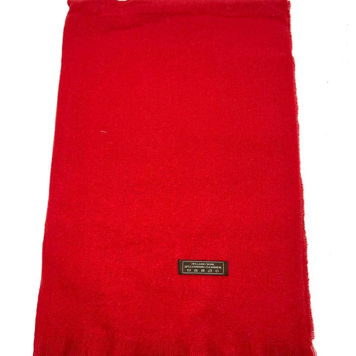 LINETA - Wholesale Scarf - Women's - HH-175 Plain scarf with short fringe18