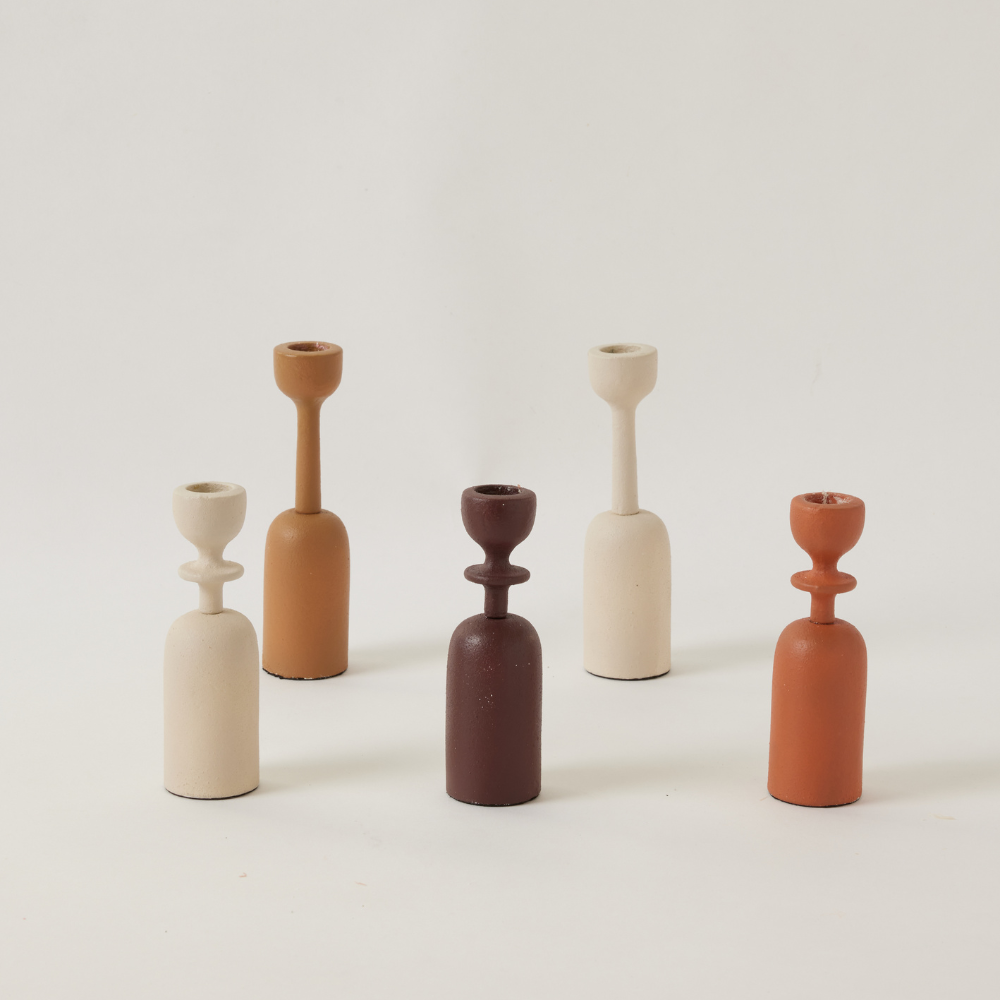 Bonheur du Jour – wholesale Ljushållare – Terra ljushållare - 14 cm - lila1