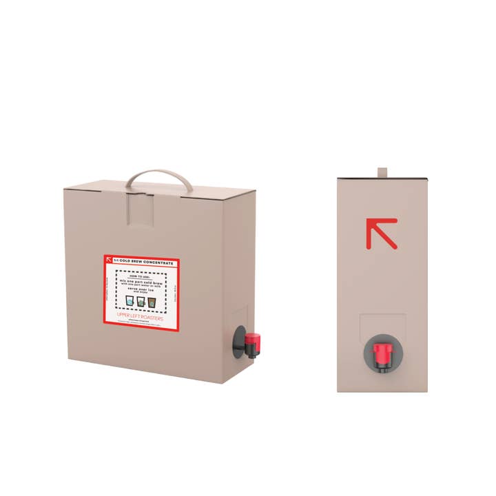 Bag in Box Cold Brew Concentrate for wholesale by Upper Left Roasters