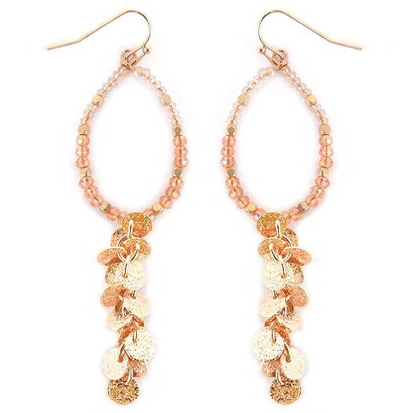 Earrings - Rose Y Drop Multi Chain for wholesale by Flirt Jewelry