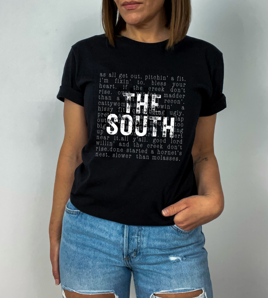85th Avenue Shop - Wholesale Screen Printed T-Shirt - Women's - The South Graphic Tee0