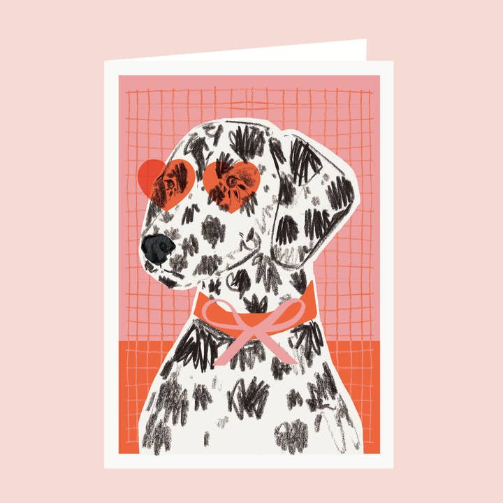 Tarjeta de Dálmata / Tarjeta de Amor / Tarjeta de Aniversario de San Valentín para venta al por mayor de Aimee Mac Illustration / Stationery & Prints