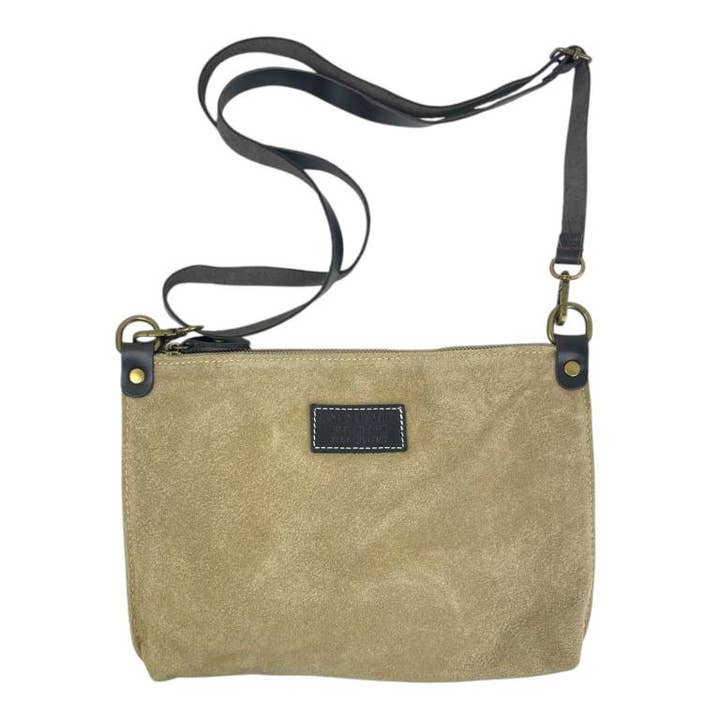 Chenson & Gorett - Wholesale Shoulder Bag - Women's - Italian Suede Leather Crossbody Bag with Zipper1