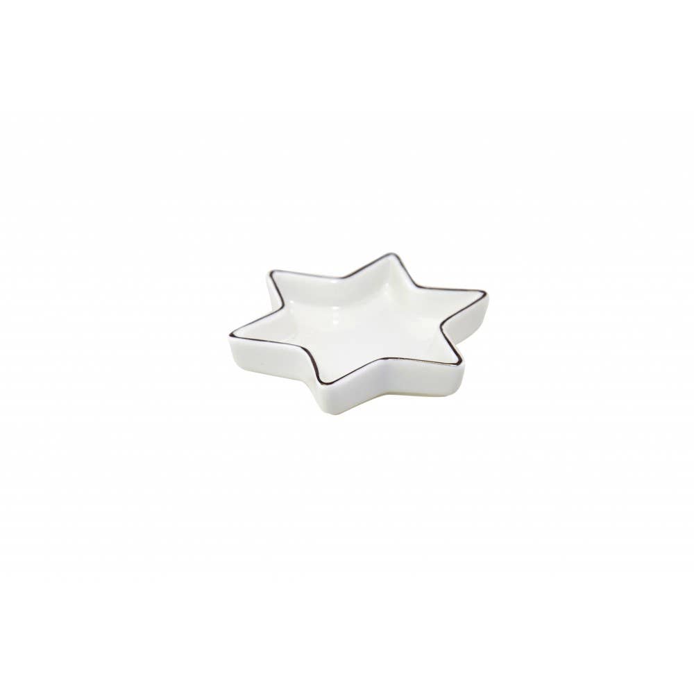 AULICA - Wholesale Decorative Plate/Dish/Bowl - Silver net star2