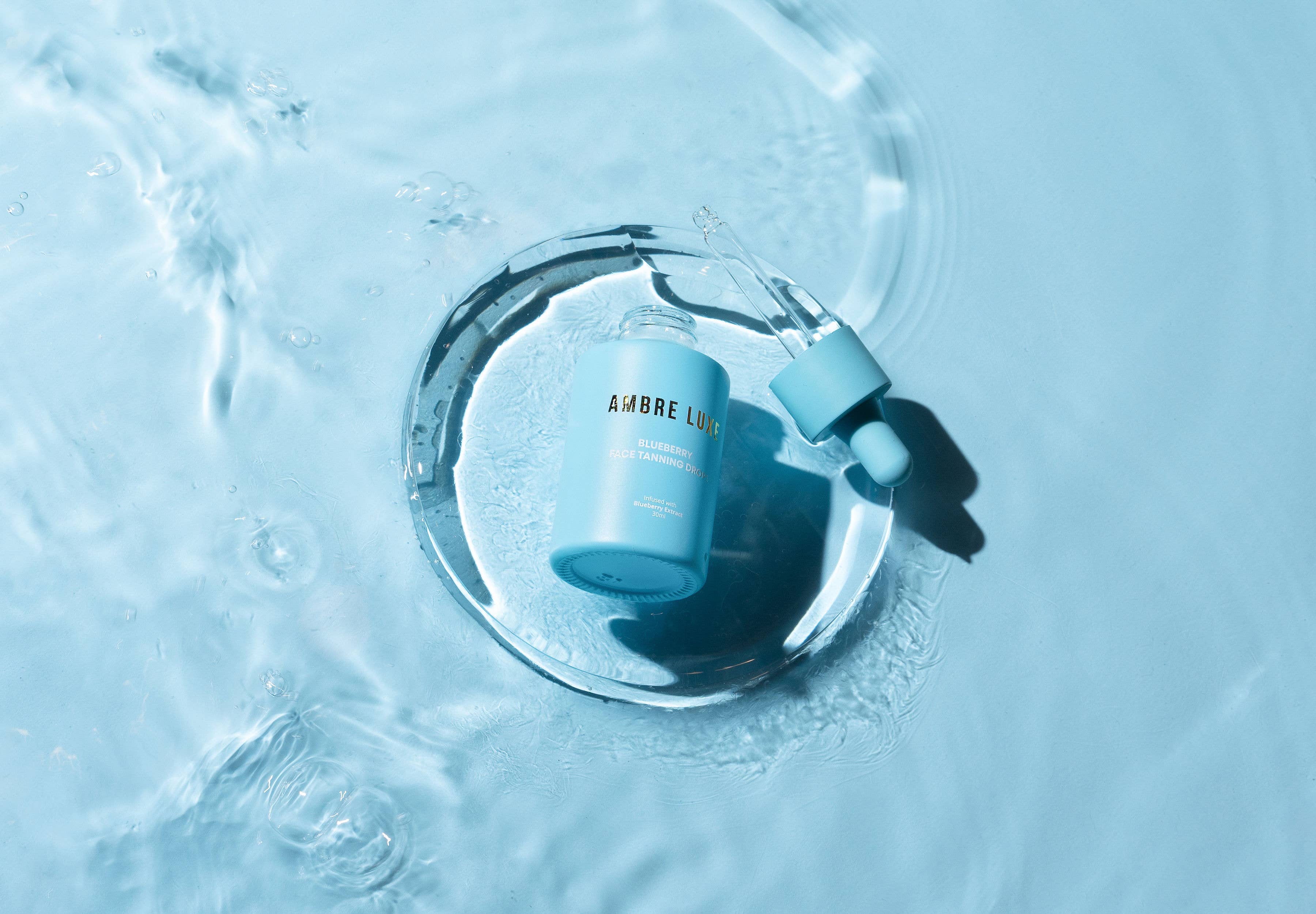 Ambre Luxe - Vendita all'ingrosso Autoabbronzanti - Gocce Abbronzanti per il Viso al Mirtillo 30 ml1