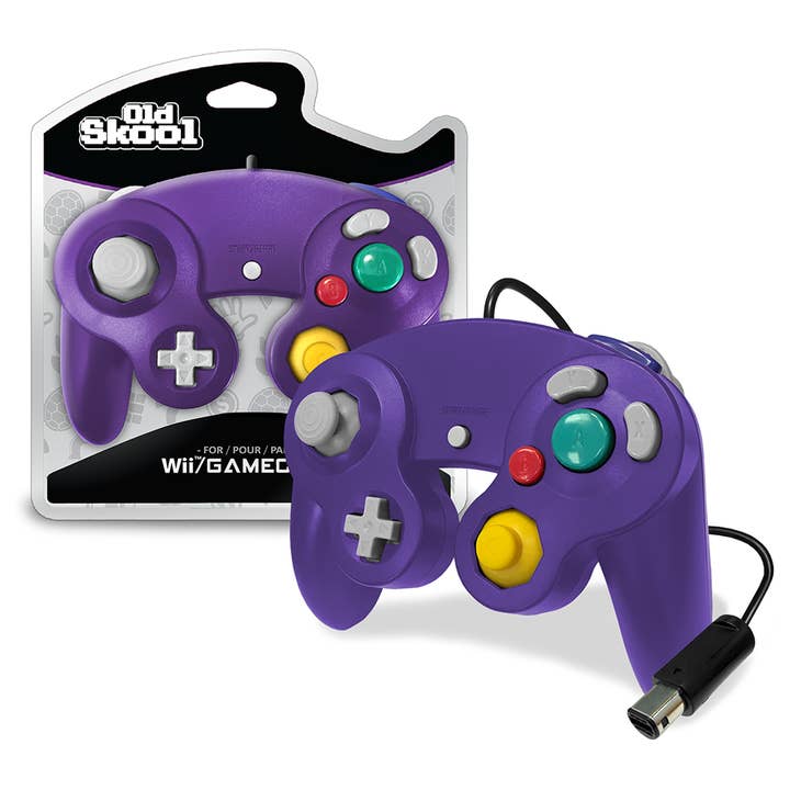 Indigo GameCube Controller Purple for wholesale on Faire