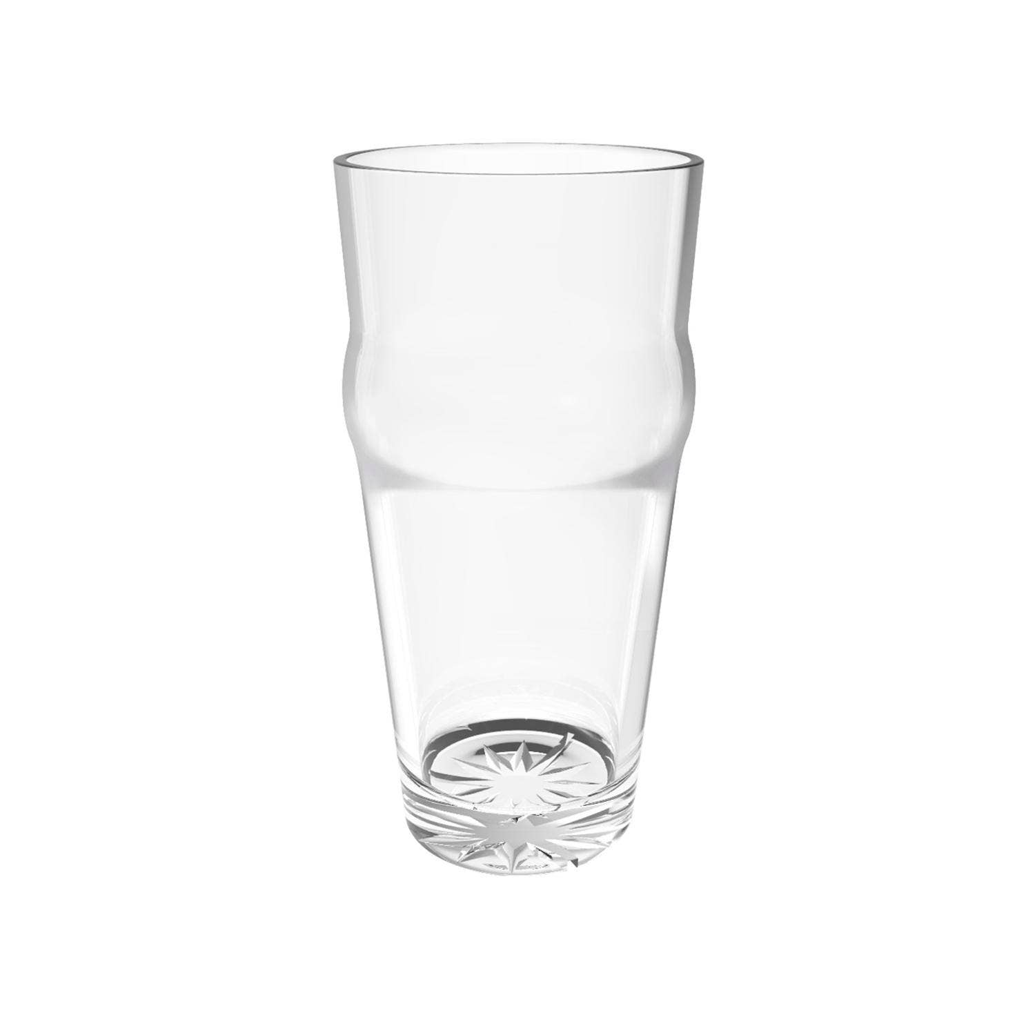 KT Supply - Wholesale Drinking Glass/Cup - Plastic Reusable 20 Oz. English Pub Glass,12/PK0