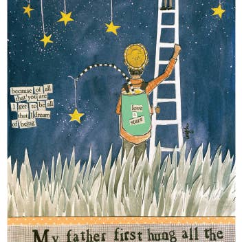 DAD CELEBRATE GREETING CARD 4.5 x 6.25" for wholesale by Calypso Cards LLC