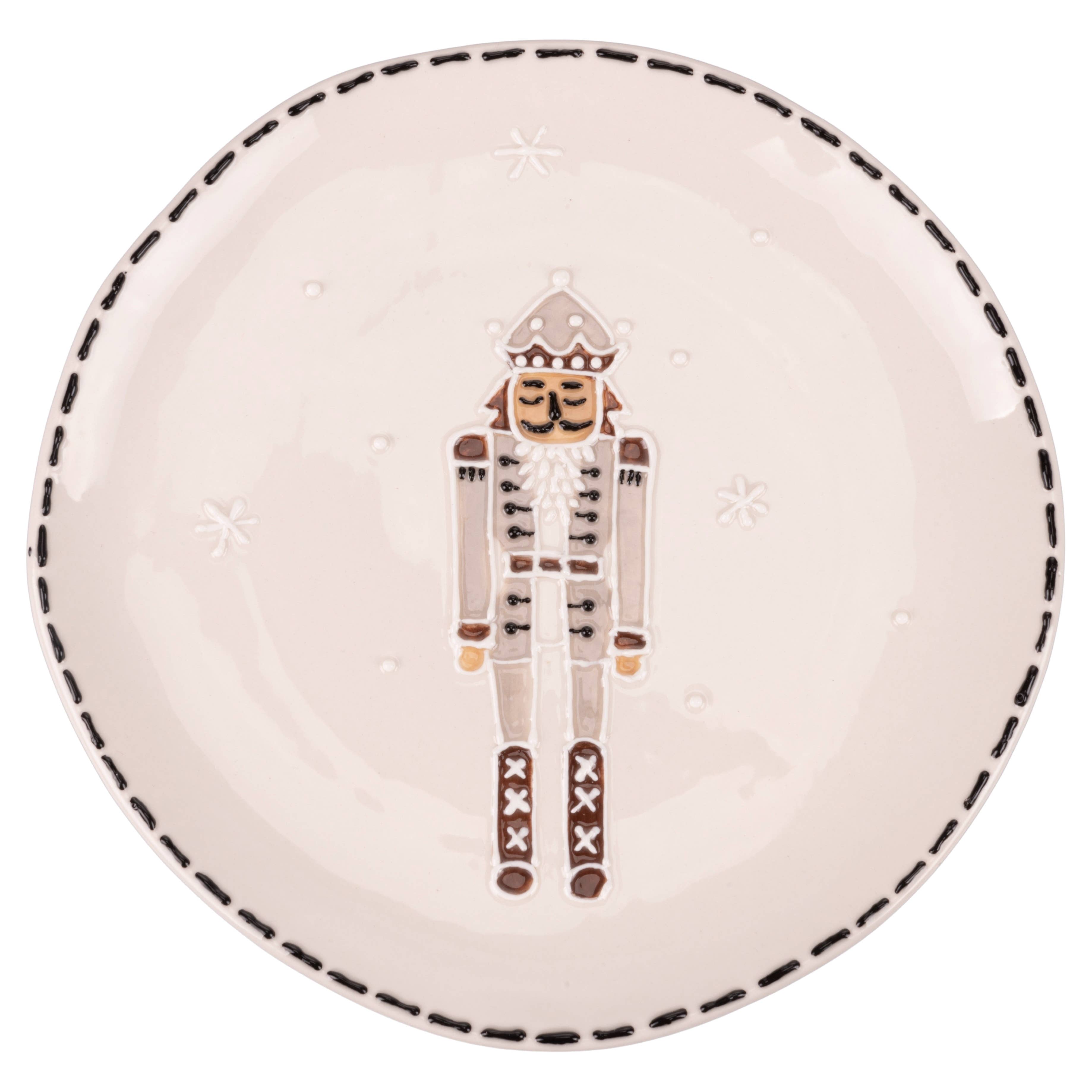 VdE Tivoli 1996 - Venta al por mayor Bandejas/platos/boles decorativos - XMAS PLATO CON RELIEVE 3SURT 20,5 CM2