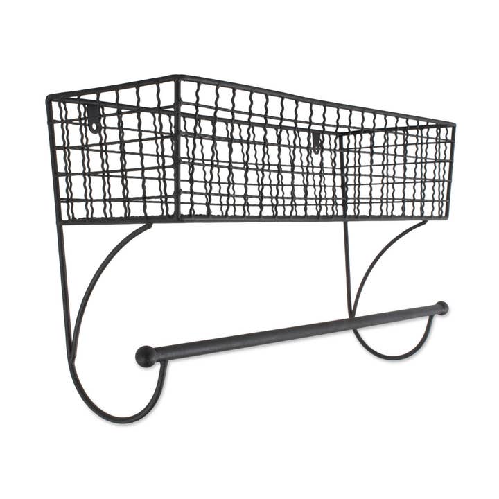 Large Black Farmhouse Towel Rack for wholesale by Welcome Home Unbeatable Deals