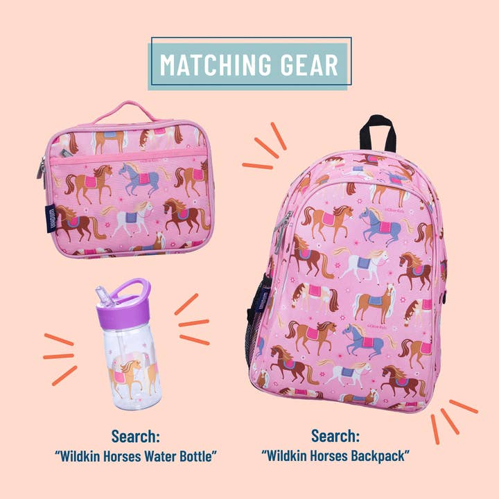 Wildkin - Wholesale Lunch Bag/Box - Kids - Horses Lunch Box