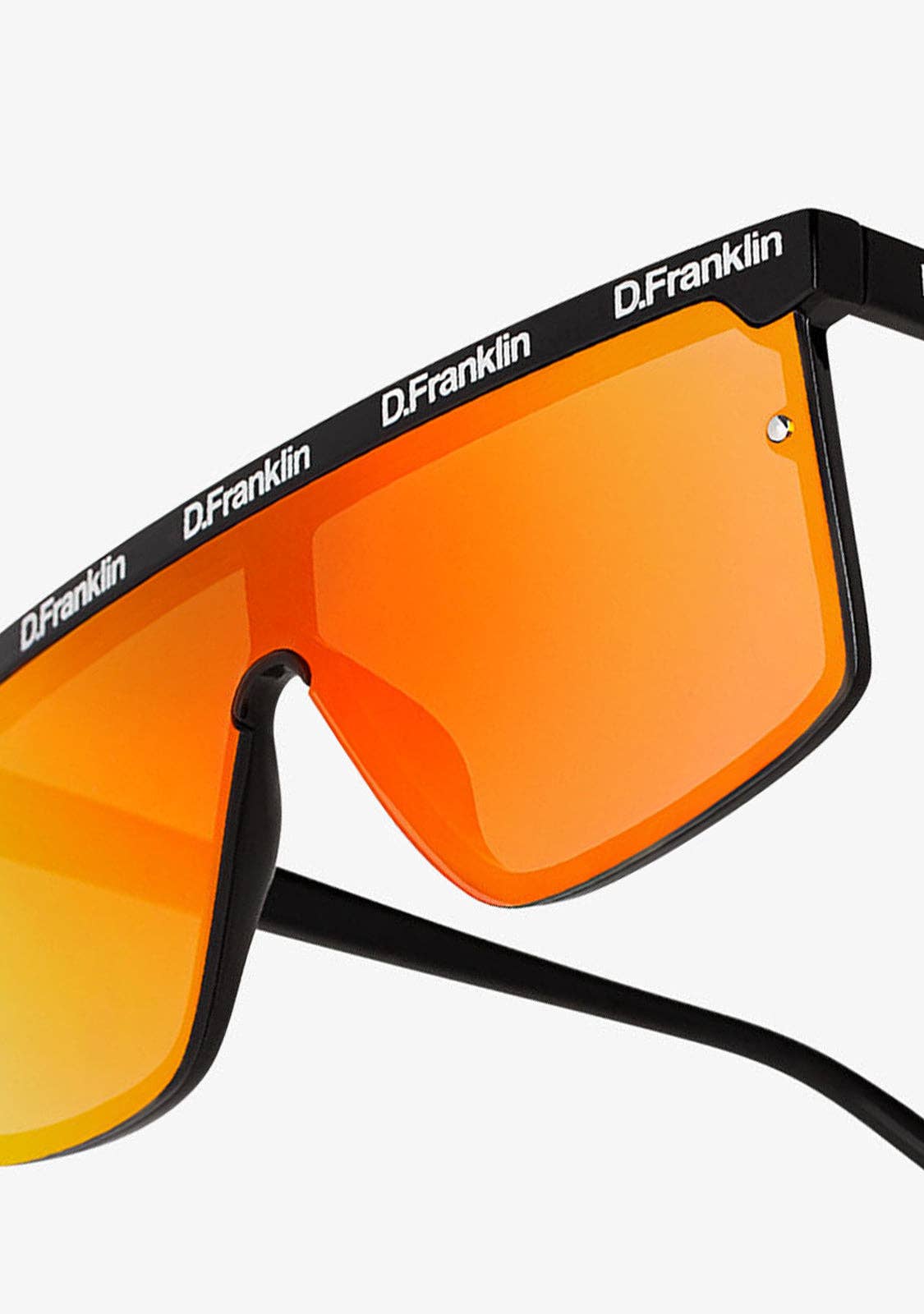 D.Franklin - Venta al por mayor Gafas de sol - Unisex - Orion Full Logo Black / Red2