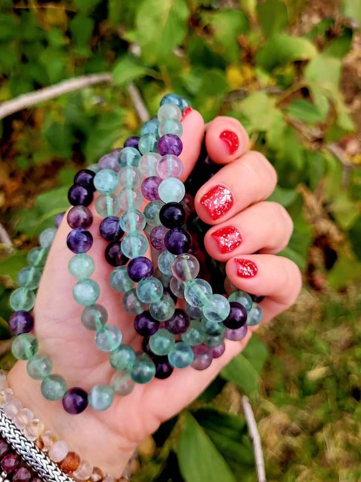 Pulseras de fluorita para venta al por mayor de ZARDENIA