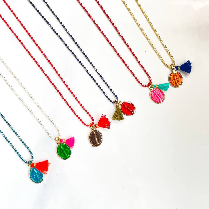 LITCHI - Vente Colliers à pendentif - Collier Bubble Mary couleurs assorties