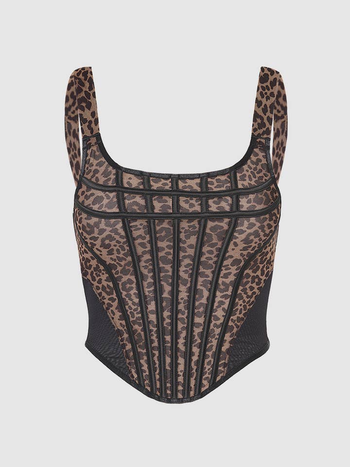 House of Desire - Wholesale Lingerie Set - Women's - CHANTAL MESH BUSTIER & G-STRING SET13