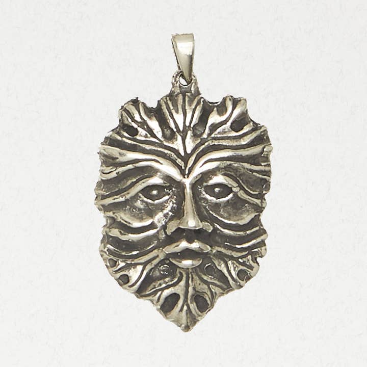 Celtic Pewter Pendant Necklace - The Green Man for wholesale by Nirvana LLC