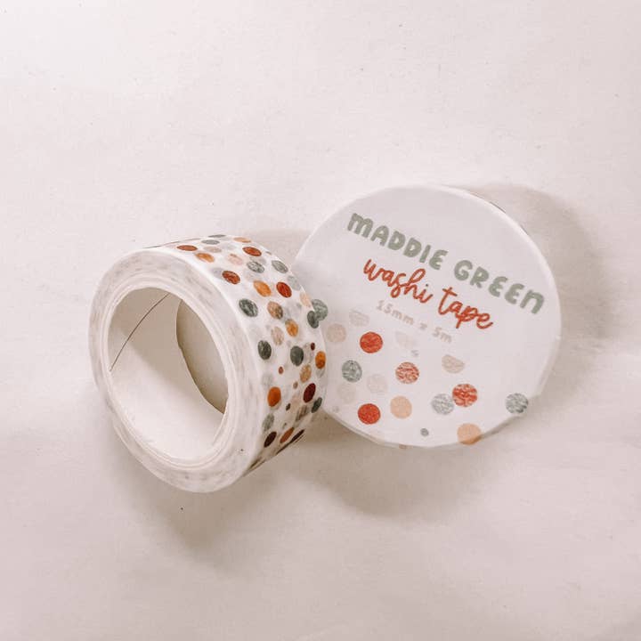 Maddie Green Designs - Wholesale Washi Tape - Polka Dot Signature Washi Tape1