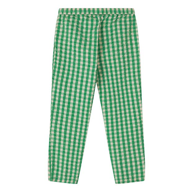 Danish Design Collective - Wholesale Lounge Sweatpants/Joggers - Women's - JUNA - Bæk&Bølge - Barbara Lounge Pants - Green & Sand Plaid