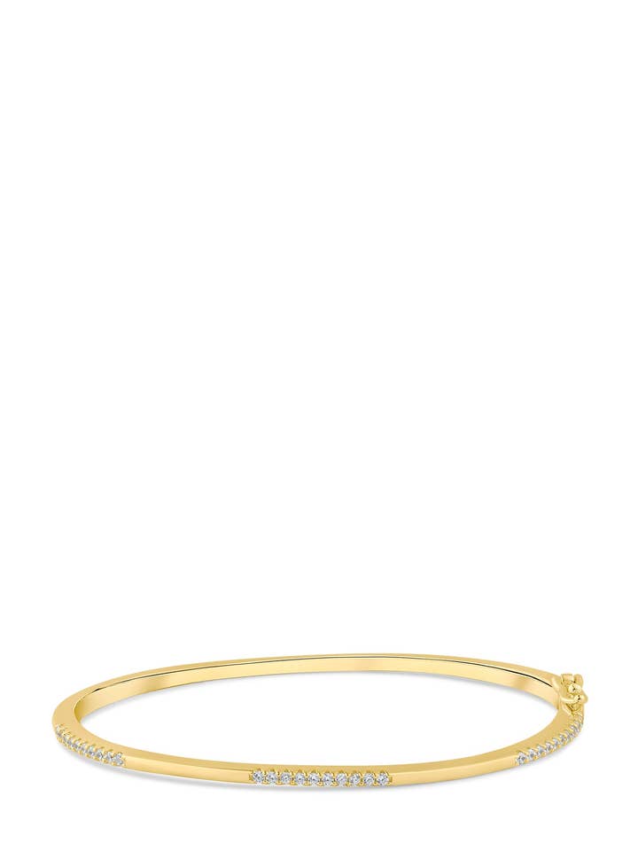 CZ Station Dünner Armreif für den Großhandel von CZ by Kenneth Jay Lane