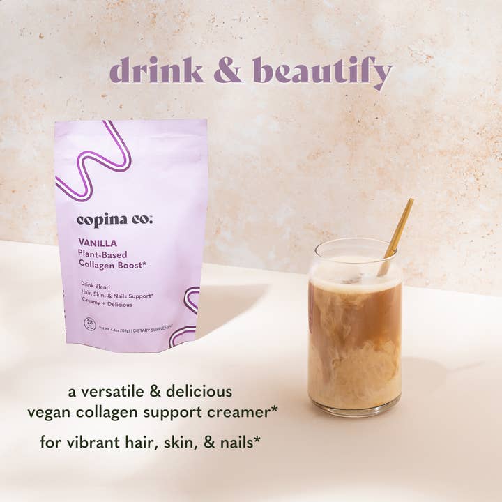 Copina Co. - Wholesale Powdered Health Drink - Vanilla Vegan Collagen Boost Creamer Blend