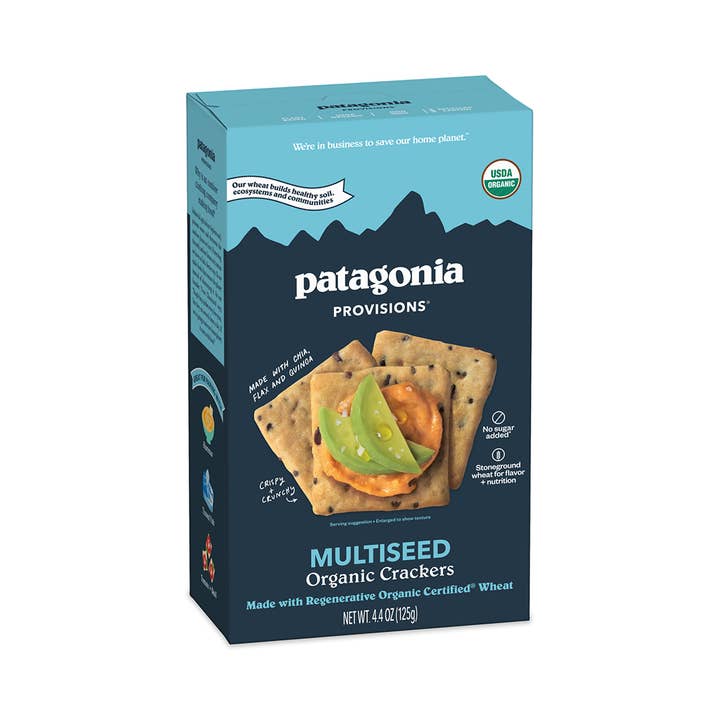 Patagonia Provisions - Wholesale Crackers - Crackers - Organic Multiseed Crackers (4.4 oz box)1