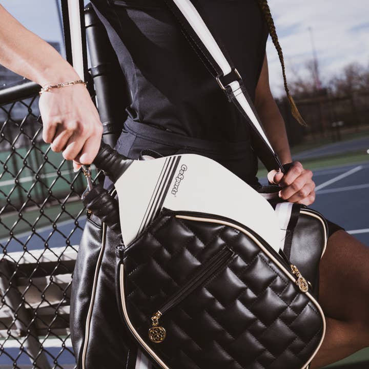 Sac de pickleball avec bandoulière et rangement pour raquette pour la vente par Ameliora Athletic