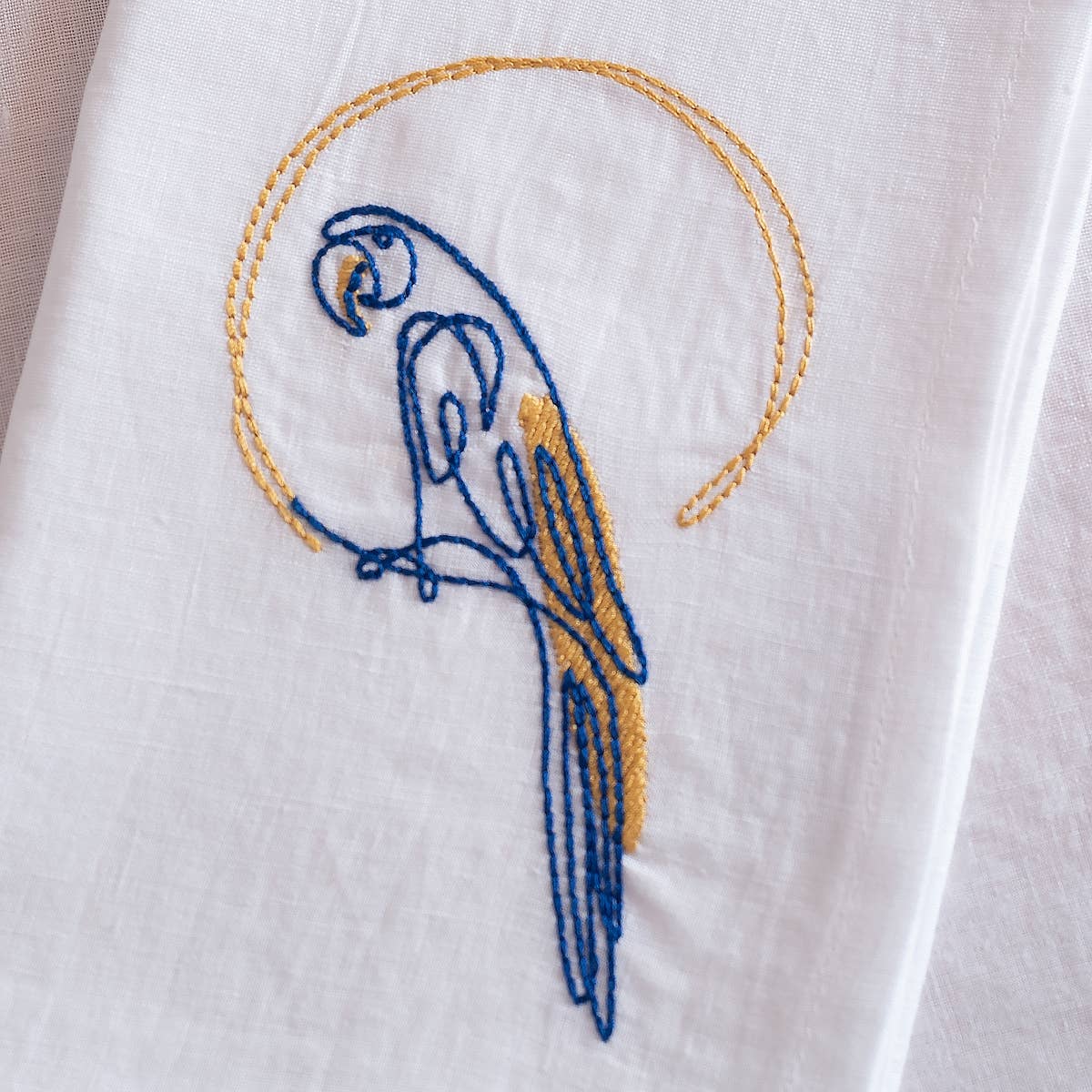 BUSATTI - Wholesale Dinner & Cloth Napkin - ITALIAN GARDEN - Set of 2 embroidered napkins14