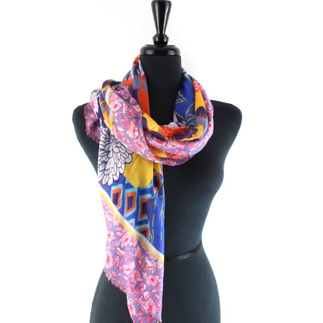 Pretty Persuasions - Wholesale Scarf - Women's - S23046 Montego View Lightweight Scarf16