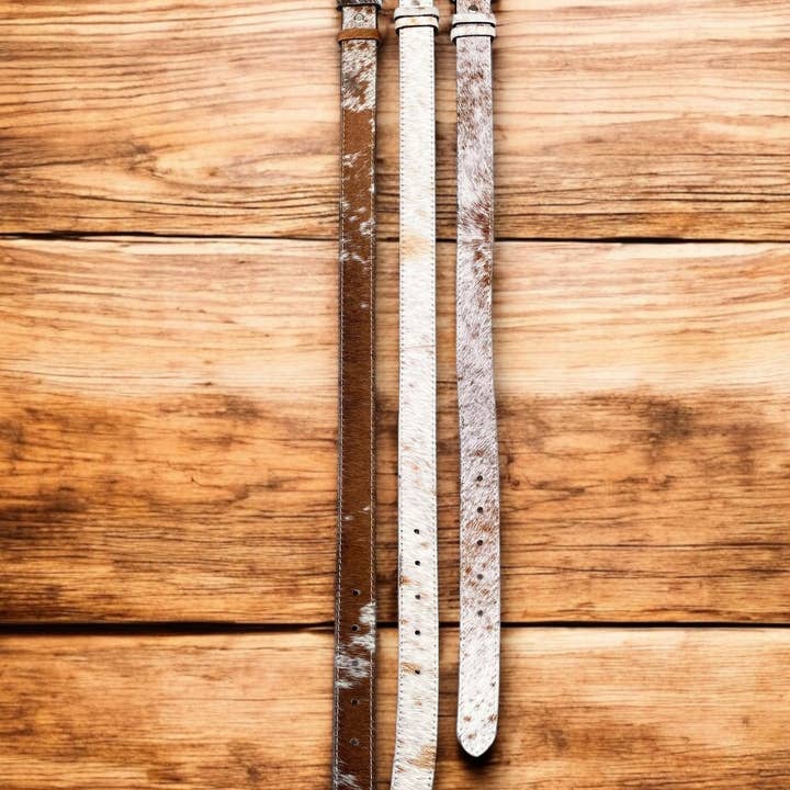 Western Linens - Wholesale Belt - Kids - Kids Cowhide Belt - Size 20-24