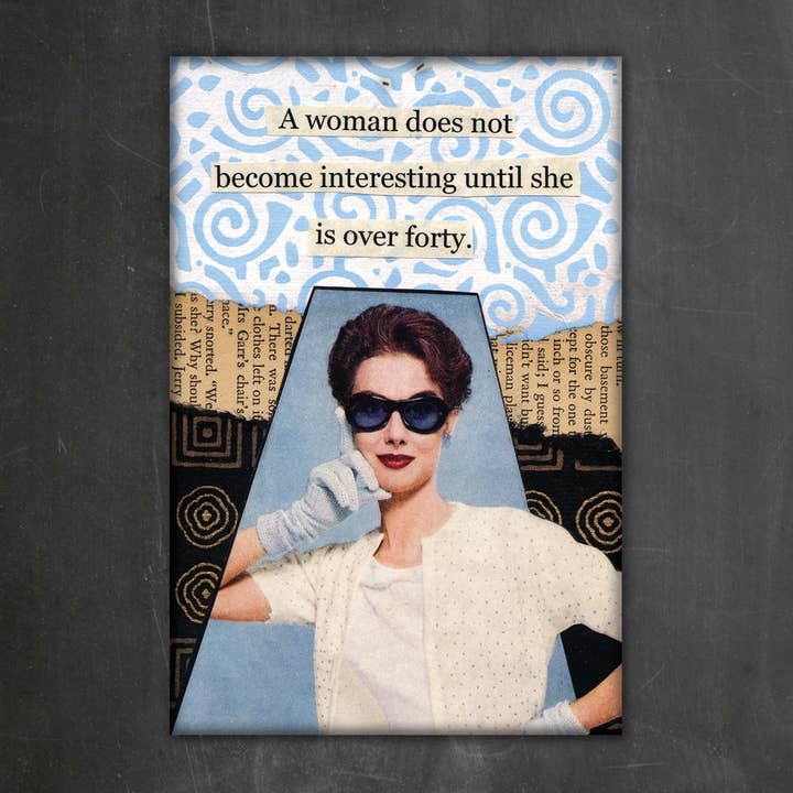 INTERESSANT BOVEN DE 40 voor wholesale door Mina Lee Studio