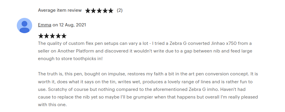 Inkursive Pens - Venta al por mayor Bolígrafo - Pluma estilográfica Manga con plumín semi flexible Maru (pluma de dibujo)12